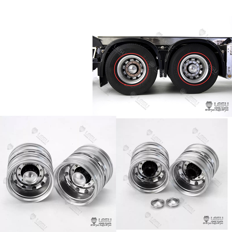 Tamiya Model Rc Car - LESU Metal Rear Wheel Hub W-2052