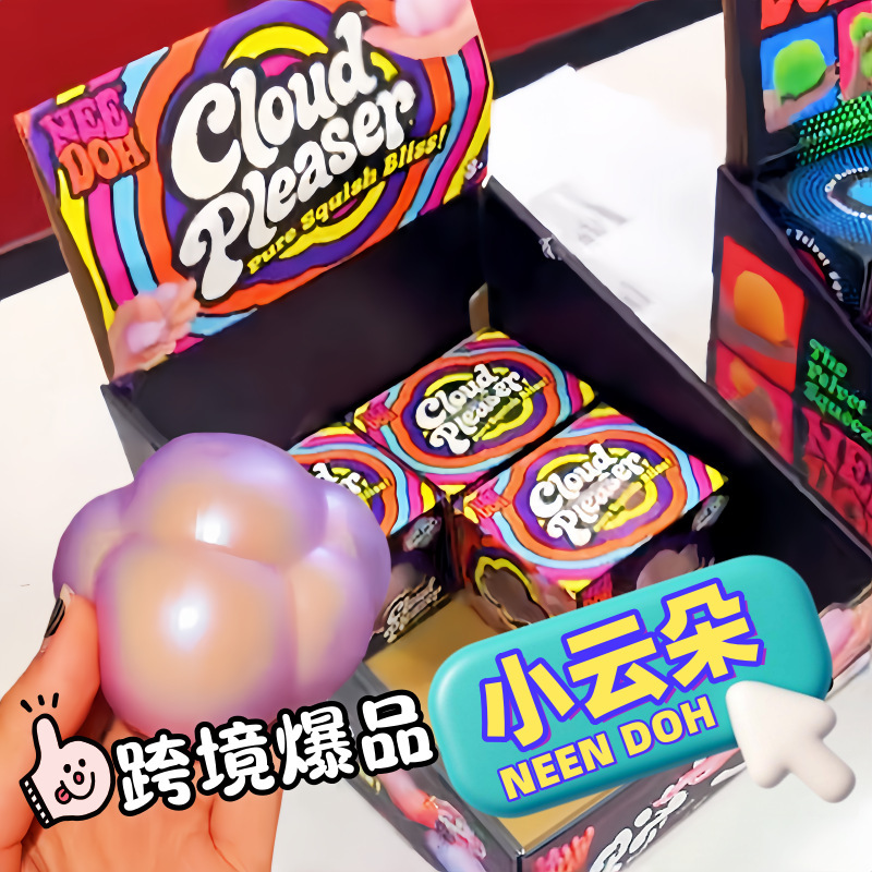 NeeDoh Cloud Pleaser Slow Risi - огляд і ціна Fidget Cube Original