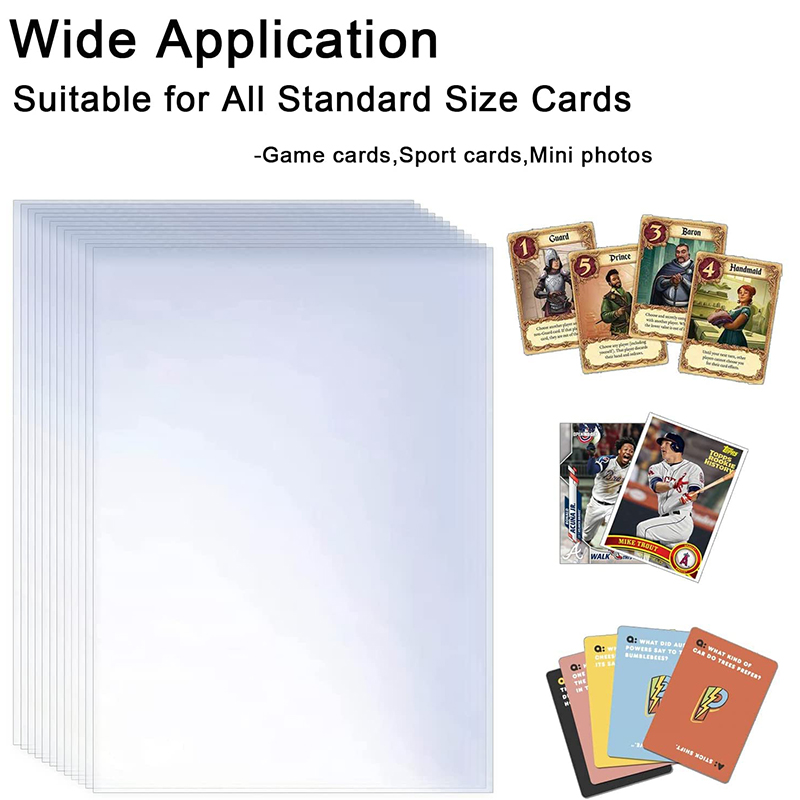 200 Pcs Transparent Playing Ca - огляд і ціна Card Penny Sleeve