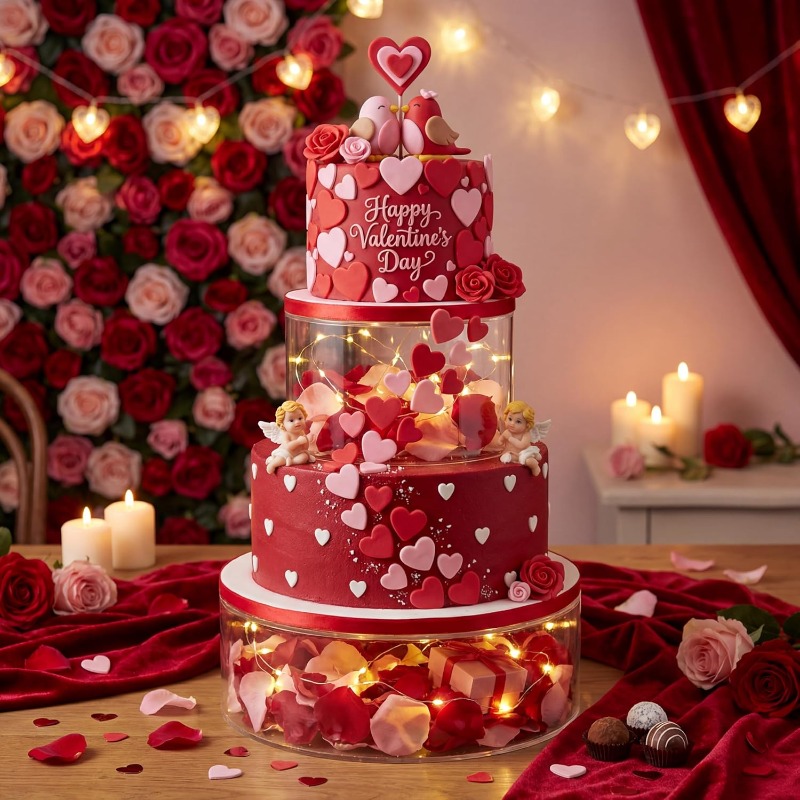 2/3 Pcs Acrylic Clear Cake Sta - огляд і ціна Display Risers Set