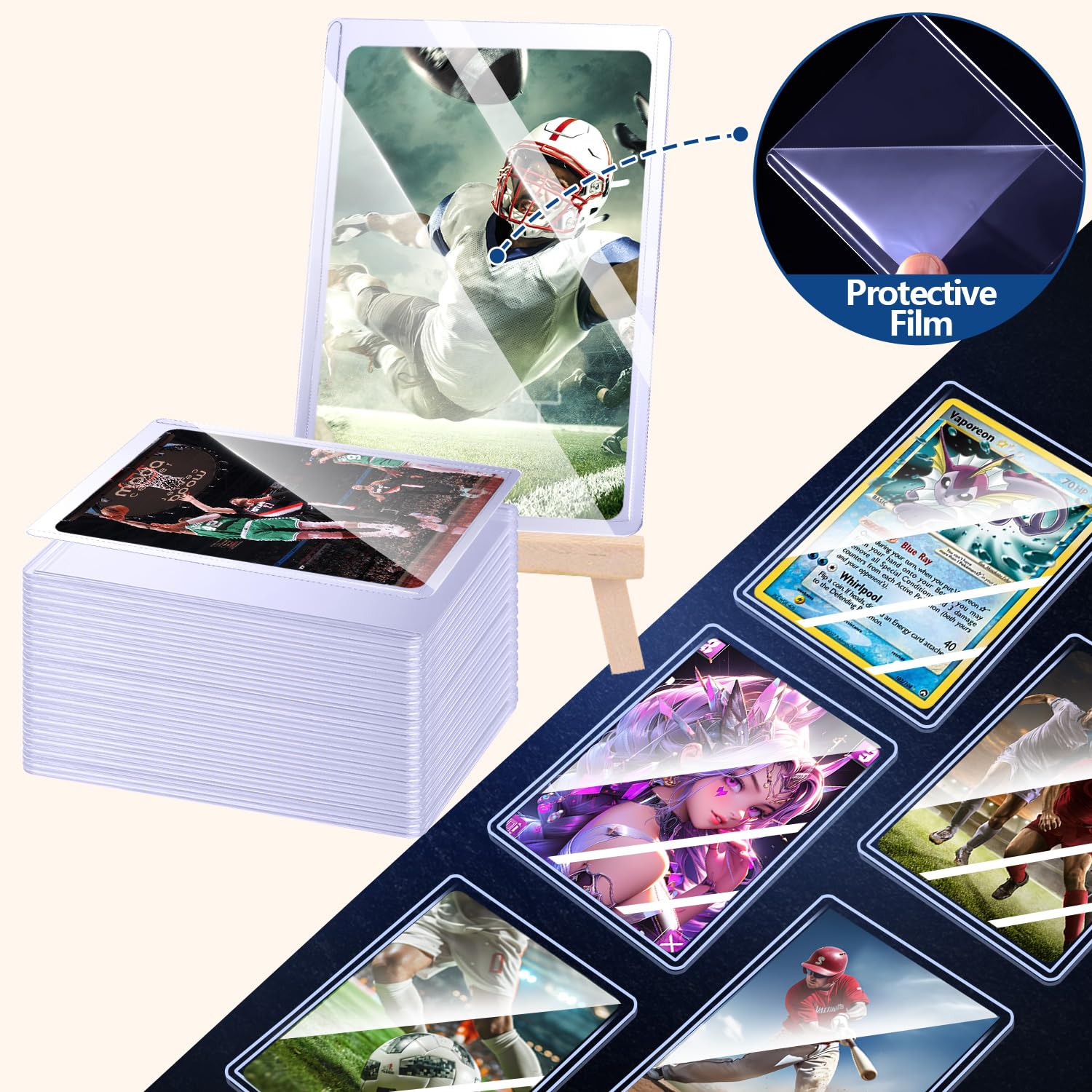 25-50pcs Hard Card Sleeves Ant - огляд і ціна Card Penny Sleeve