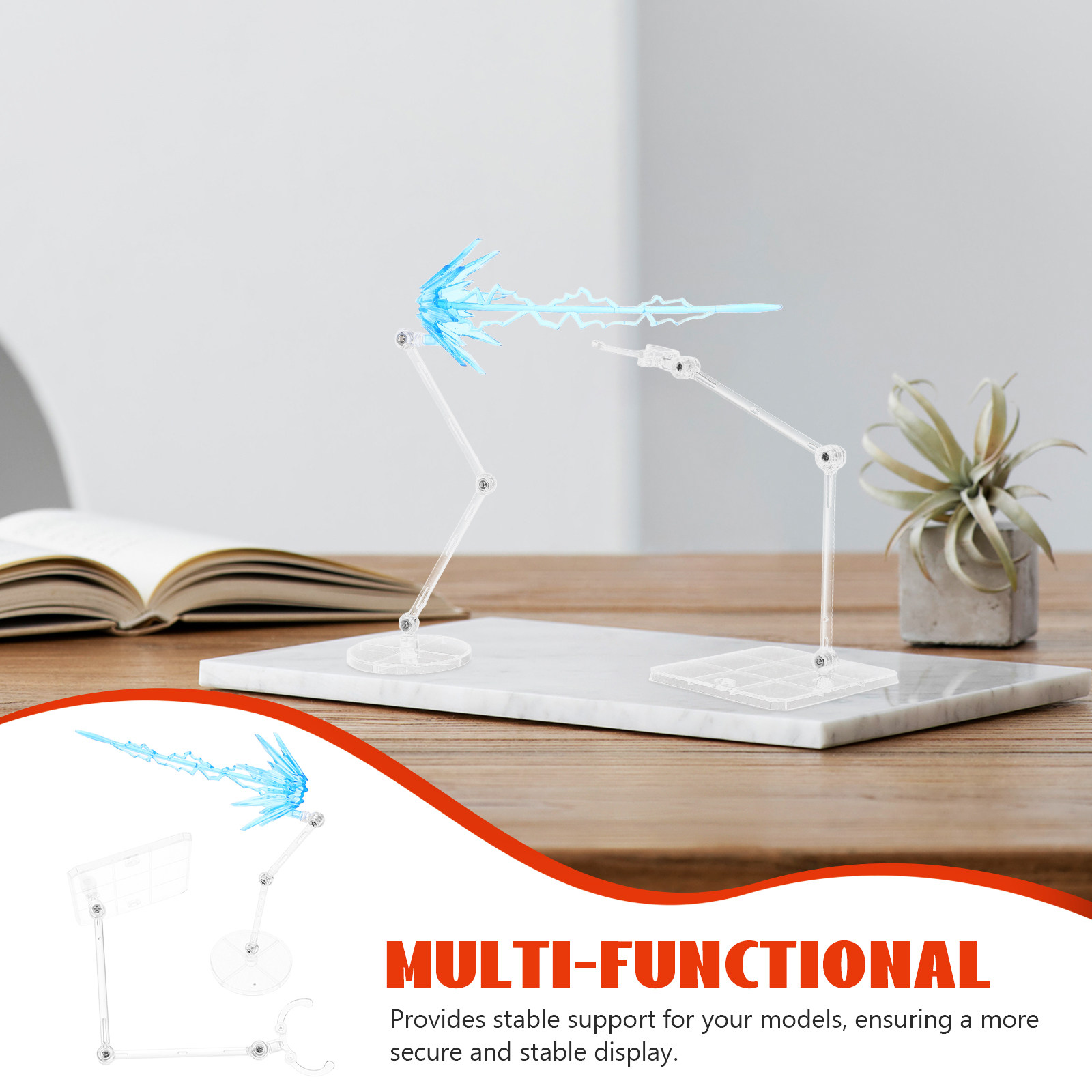 1Set Clear Adjustable Action F - огляд і ціна Action Figure Stand